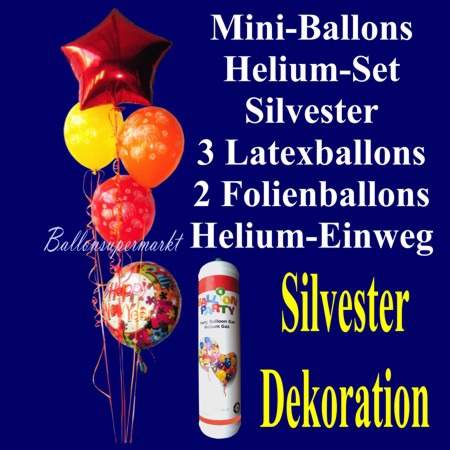 Mini-Ballons-Helium-Set-Silvester-Ballondekoration-Happy-New-Year