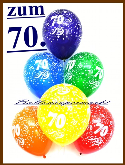 Luftballons-Zahl-70-zum-70.-Geburtstag