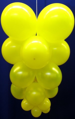Luftballons: Ballontraube, Luftballontraube, Party und Festdekoration