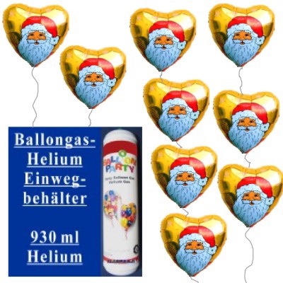 Nikolaus-Ballons, Luftballons Weihnachten