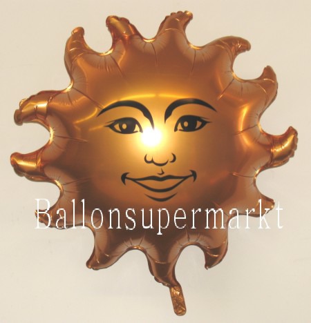 Goldene Sonne Luftballon