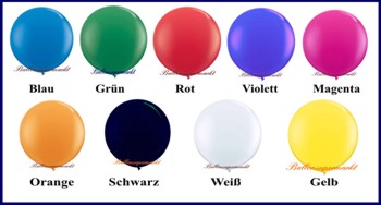 Riesenballons  Werbung mit Riesenluftballons