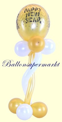 Silvesterparty-Luftballon-Ballondeko