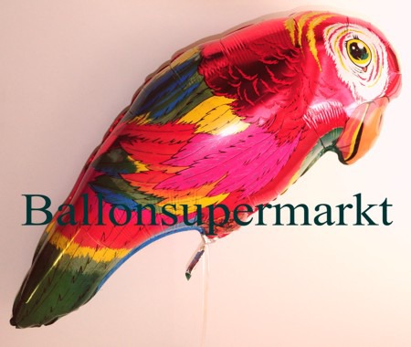 Bunter-Papagei-Luftballon-aus-Folie