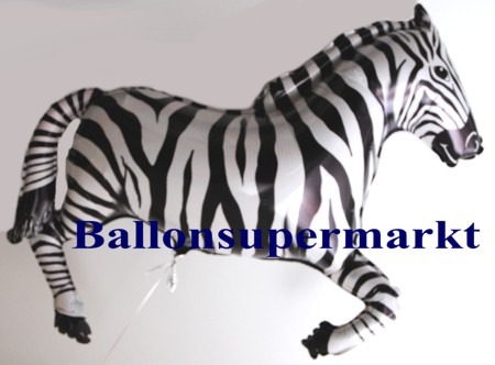 Zebra-Luftballon-aus-Folie