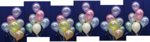 Luftballons Perlmutt Dekoration Hochzeit