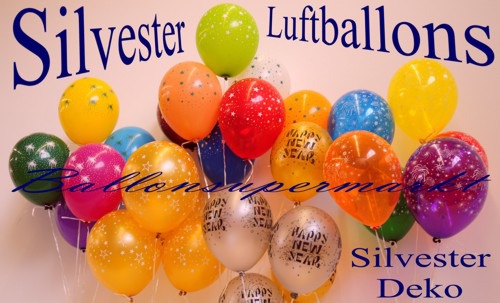 Silvester-Luftballons-Silvesterdeko
