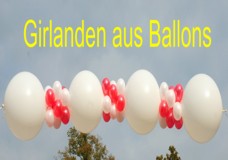 Ballonsupermarkt-Onlineshop - Girlanden aus Luftballons, Anleitung