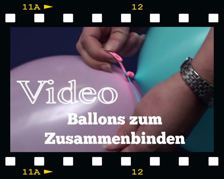 Kettenballons oder Girlanden-Luftballons und was daraus entstehen kann