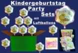 Kindergeburtstag, Party Sets mit Luftballons