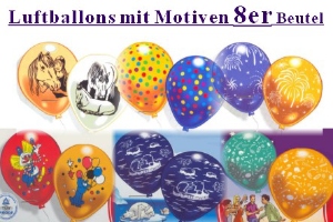 Ballons mit Motiven