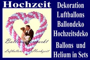 Luftballons zur Hochzeit