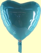 Herzballon  Türkis (heliumgefüllt) (FHGE T8A)