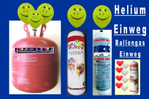 Helium Einwegbehälter