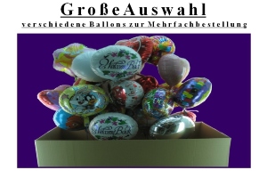 Folienballons "Groe Auswahl" - Folienballons "Groe Auswahl"